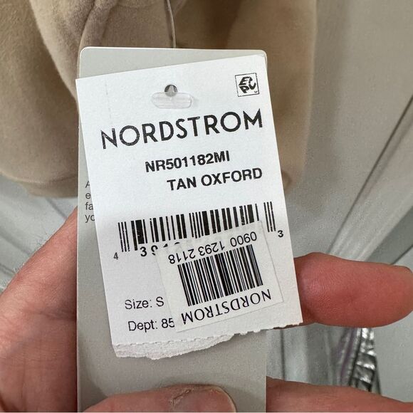 Zella “All Day” Tan Oxford Hoodie Sweatshirt – Size Small – NWT - Picture 8 of 9